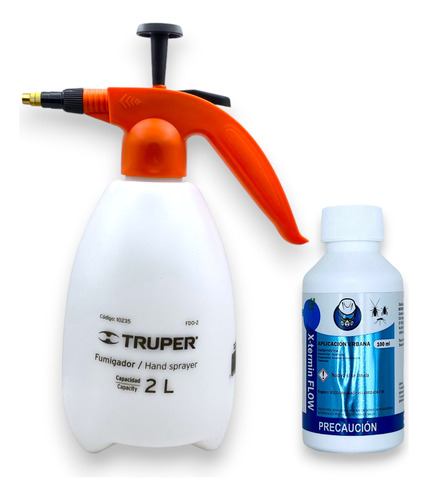 Xtermin Flow F100ml + Fumigador 2l Insecticida Cucarachas