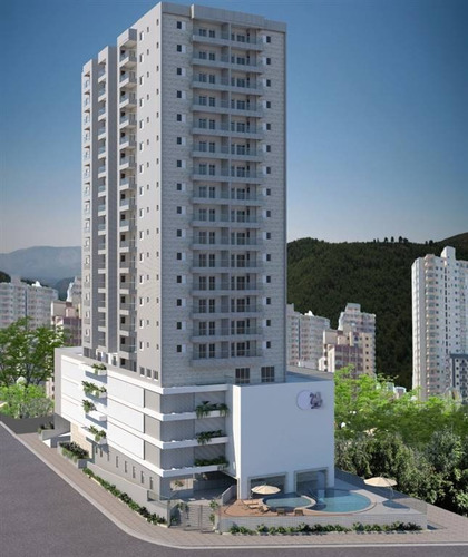 Imagem 1 de 10 de Apartamento, 1 Dorms Com 53.63 M² - Jardim Real - Praia Grande - Ref.: Mgq452 - Mgq452