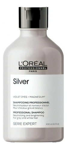 Shampoo Silver Magnesium Loreal 300ml Canas Y Rubios