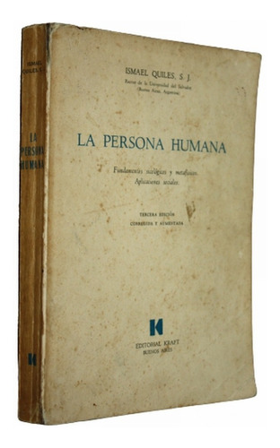 La Persona Humana - Ismael Quiles - Leer