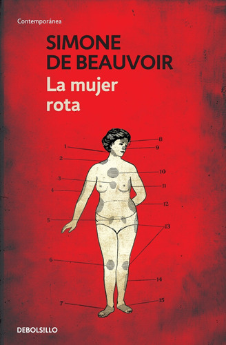 La mujer rota, de de Beauvoir, Simone. Serie Contemporánea Editorial Debolsillo, tapa blanda en español, 2011