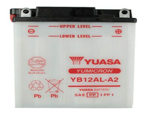 Bateria Motocicleta Motor Refacción Yb12al-a Acido Yuasa