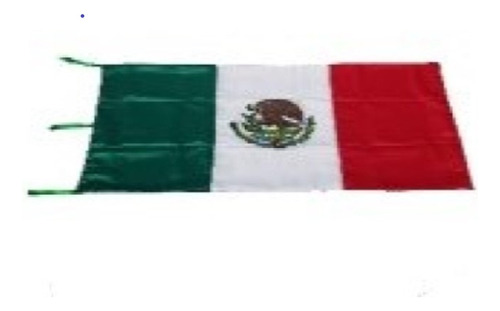 Bandera De Mexico Para Escritorio Pintado 17x25 Cm