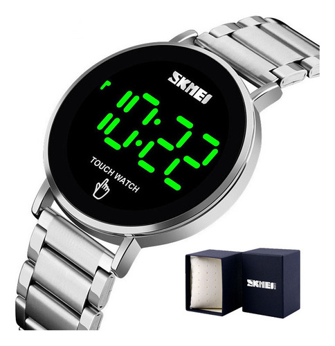 Reloj Electrónico Luminoso Inoxidable Skmei 1550