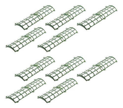 10 Piezas Paneles Plásticos Soporte De Pared Para Fondo
