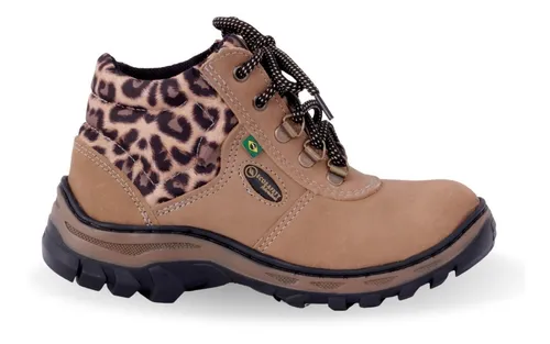 Botina Seguran a Feminina Adventure Ecosafety Estampa On a
