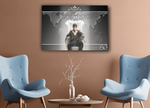 Cuadro Decorativo Scarface The World Is Yours Arte - 51