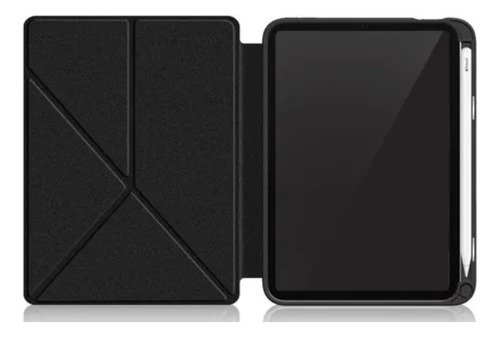 Funda Teknet Para iPad Mini 7 2024 8.3 Magnética Silicon Color Negro