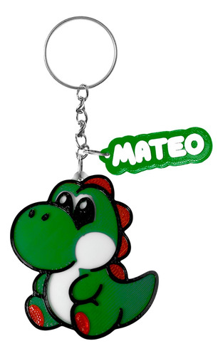 Llaveros Souvenirs Personalizados Con Nombre 3d Pack X30 Bebé Yoshi