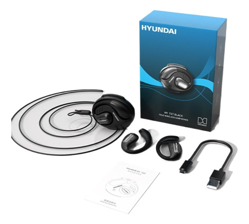 Audifonos inalámbricos X15 Pro Hyundai HY-t27 Color Negro T27B240601016