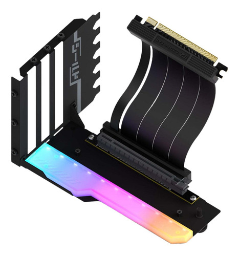 Soporte Vertical Para Tarjeta Gráfica, Negro Con Luz