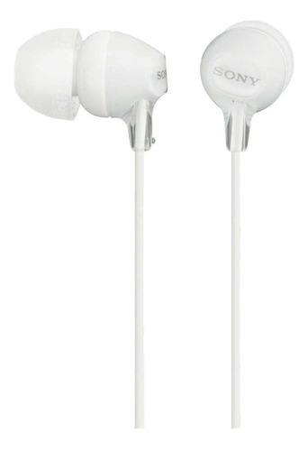 Fone de ouvido in-ear Sony EX Series MDR-EX15LP branco