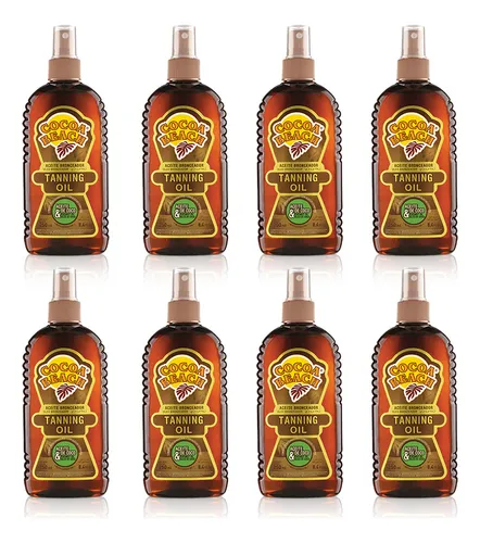 Cocoa Beach Bronceador Aceite Coco 250 Ml Pack 8 Unidades