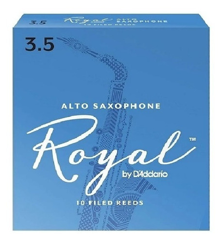 Cañas Sax Alto 3 1/2 Rico Royal Rjb1035(10) 