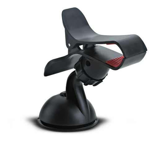 Imagen 1 de 8 de Soporte Auto Brazo Largo Celular Gps Flexible Doble Pinza