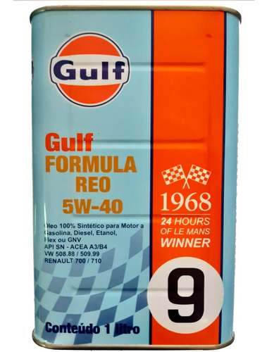 Colecionador Gulf 5w40 Edição Limitada 1968