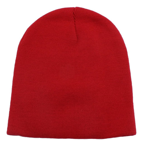 Top Level Short Plain Beanie - Gorro De Punto Liso Unisex De