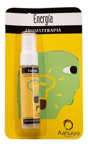 Aceite Esencial Spray De Energía Aromaterapia El Respiro