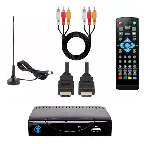 Decodificador  Full Hd Canales De Aire  4,5,10,12, Tv Ciudad