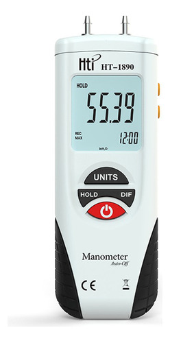 Manómetro Digital Lcd Hti ±2 Psi Data Hit Con Capacidad Para