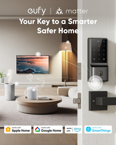 Entrada Sem Chave Smart Lock Eufy Security C34 Com Apple Hom