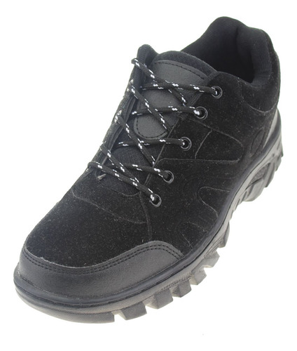 Zapatilla Negro Vía Franca Art. 8sxr77022bl