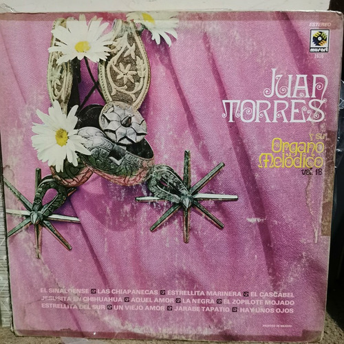 Disco Lp Juan Torres-organo Melodico Vol.18, J