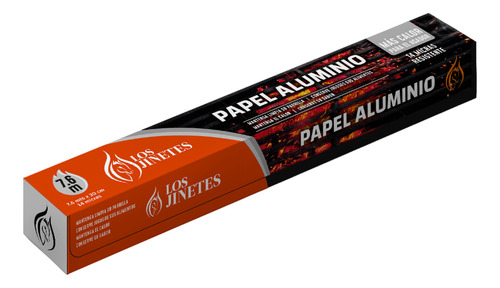 Rollo De Papel Aluminio Grueso 7.6m X 30cm. Los Jinetes