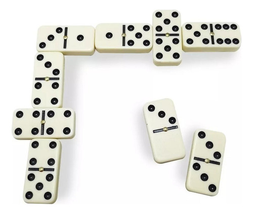 L Estuche Profesional De Lujo Bone Dominoes Con 28 Piezas