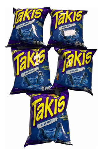 Takis Azules Blue Heat 5 Pack ( 113.4 G) Importado