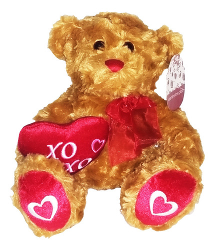 Peluche Oso Corazon Xoxo 24cm Caltoy