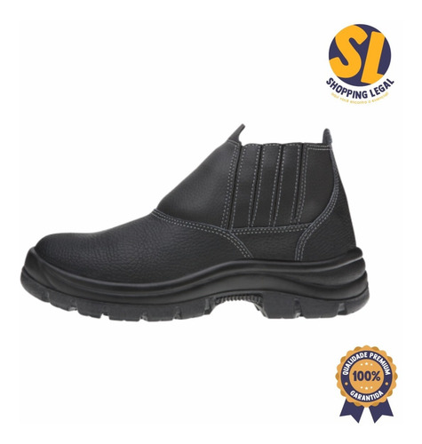 Imagem 2 de 4 de Botina Segurança Bico Aço Marluvas 11sfb48 Linha Safety Flex