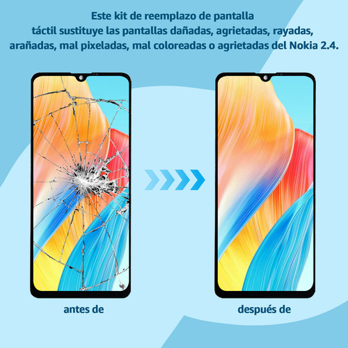 Pantalla Táctil Lcd Para Nokia 2.4 Ta-1277 Ta-1275 Ta-1274