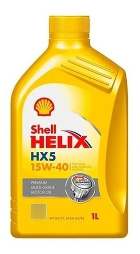 Aceite Helix Hx5 15w 40 Litro  Recomendado Por Vw