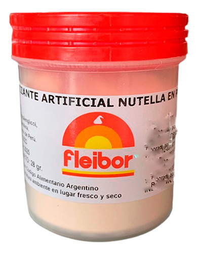 Esencia Aromatizante Artificial Fleibor Polvo 28g Nutella