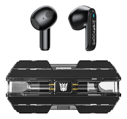 Audífonos Transformers Bumblebee Tf-t01 Inalámbrico Bt 5.3 Color Negro