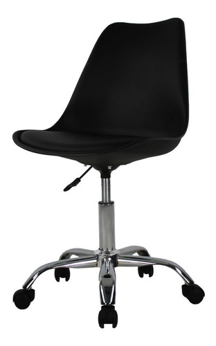 Silla Secretarial Estilo Hood Eames Color Negro