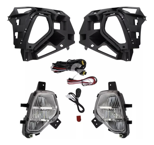 Kit Faros Auxiliares Vw Nivus 2020 2021 2022 2023 Led