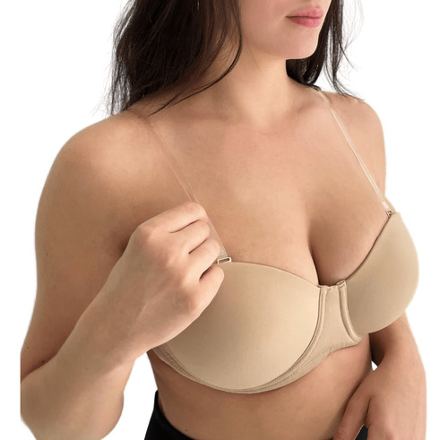 Bra De Espalda Transparente Invisible Línea De Lujo + Regalo