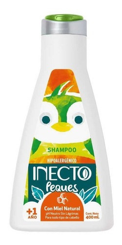 Shampoo Inecto Peques Hipoalergenico Miel Natural X 400 Ml