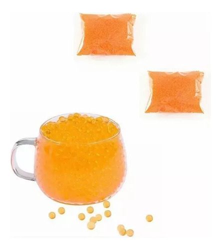 Orange Bola De Gel 7-8mm Bolas De Agua Balas No Tóxico Color Naranja