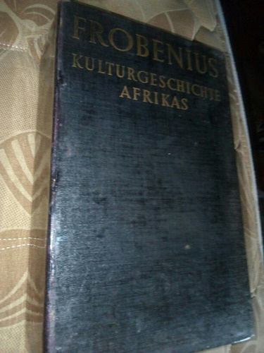 Libro Antiguo Kulturgeschichte Afrikas 1933 