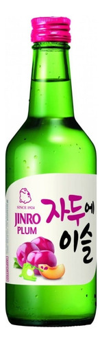 Bebida Coreana Soju Chum Churum Ameixa 360ml Jinro Plum