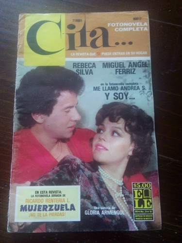 Rebeca Silva Y Miguel Angel Ferriz En Fotonovela Cita