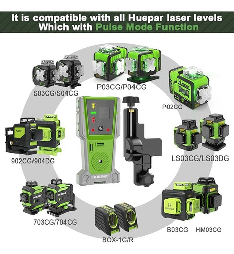 Receptor O Detector De Nivel Láser Huepar Pro