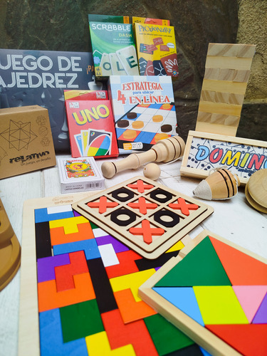 Combo Ludoteca 17 Juegos De Mesa Familiares Kit Juegos Bar