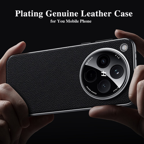 Funda Original Para Oppo Find X8 Pro/findx8, Piel De Lujo, Dura A Prueba De Golpes, Chapada, Funda Protectora De Lentes