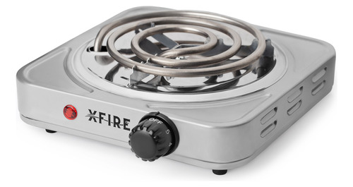 Fogareiro Elétrico Xfire 1 Boca 1000 Watts 127v Prateado