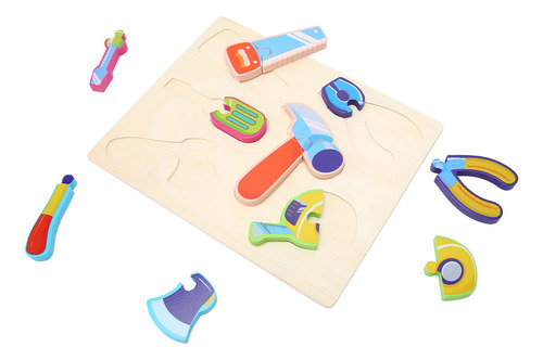 Puzles De Madera Para Niños Que Combinan Herramientas Para E
