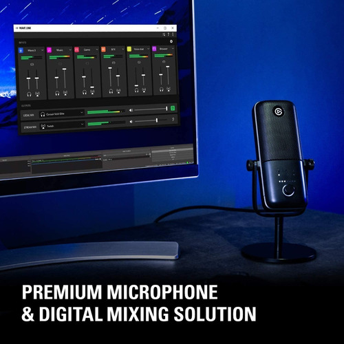 Elgato Wave: 3 - Micrófono Condensador Usb Streaming Twitch